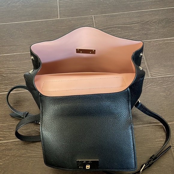 Kate Spade Hayes Suede Medium Flap Backpack - Picture 6 of 9